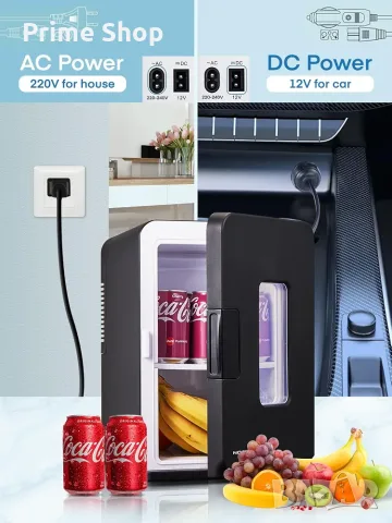 15L Мини Хладилник 12V / 220V с функции за охлаждане и затопляне, Черен, NORTHCLAN, снимка 4 - Хладилни чанти - 55878490