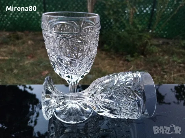 Кристални чаши 4 бр. - Югославия !, снимка 6 - Чаши - 55954947