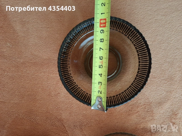 Стъклен сервиз – 6 малки купички и 1 голяма купа, снимка 7 - Сервизи - 53713904