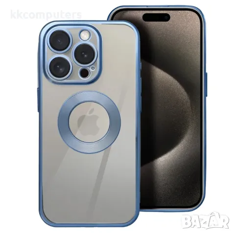 Калъф GLAM / Синя-рамка / за iPhone 16e Баркод : 3131883