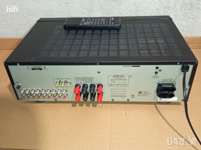 Стерео усилвател Onkyo A-RV410, снимка 6 - Ресийвъри, усилватели, смесителни пултове - 53713197