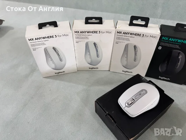 Мишка - Logitech  MX Anywhere 3S оптична, безжична, graphite, снимка 2 - Клавиатури и мишки - 53822322