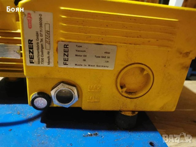 Вакуумна помпа, снимка 9 - Други машини и части - 41915334