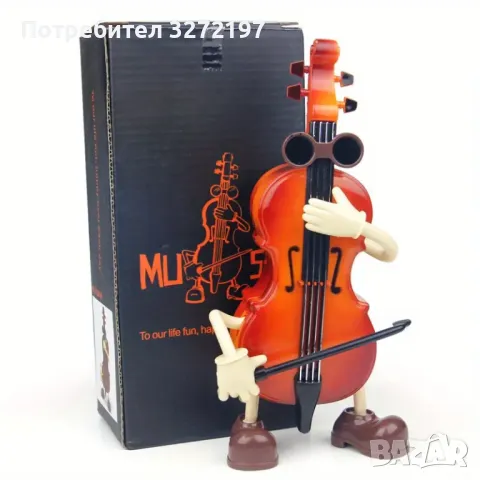 Музикална кутия Цигулка.танцуваща,с движение, снимка 9 - Декорация за дома - 48194794