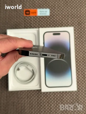 100% БАТЕРИЯ ❗️iPhone 14 Pro ❗️Лизинг от 19€/мес ❗️ Space Black 128Gb 📛 черен, снимка 7 - Apple iPhone - 56008009