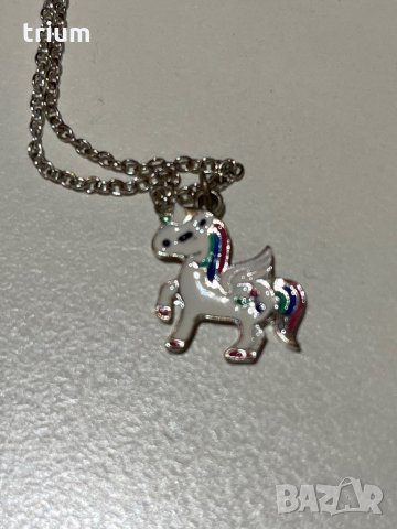 Прекрасно детско герданче с еднорог Accessories UK и подарък ластици с помпони, снимка 5 - Други - 35743910