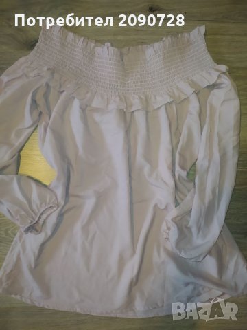 Нова блуза с паднали рамене, снимка 1 - Ризи - 34183607