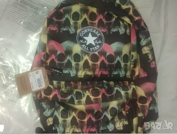 Нова раница Converse Skull, оригинал., снимка 3 - Раници - 34790945
