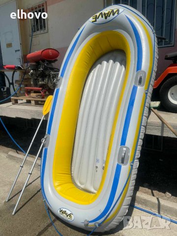 Надуваема лодка с гребла, снимка 4 - Водни спортове - 41586500