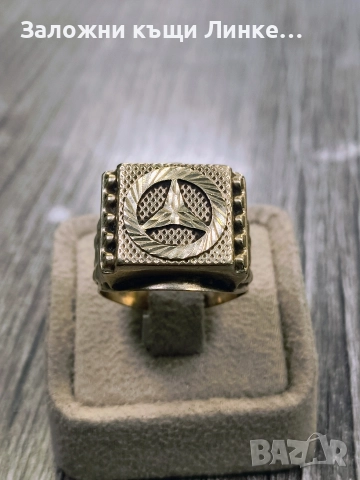 Златен Пръстен Mercedes 6.89гр / 14К, снимка 3 - Пръстени - 52750147