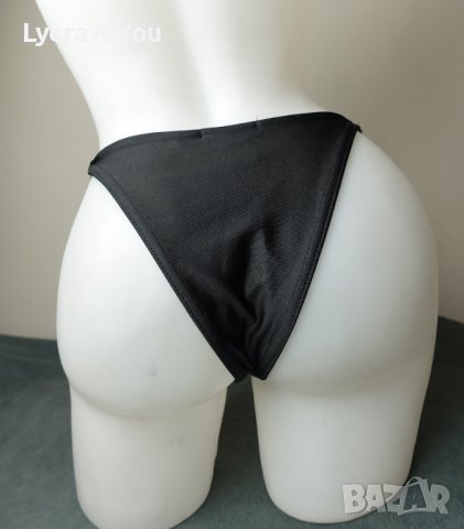 Boohoo XS (UK 8, EU 36) нова черна изрязана бански долница  , снимка 3 - Бански костюми - 41337828