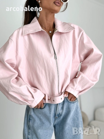 Дамско яке от изкуствена кожа „ECO CHIC“, 3цвята , снимка 5 - Якета - 53610243