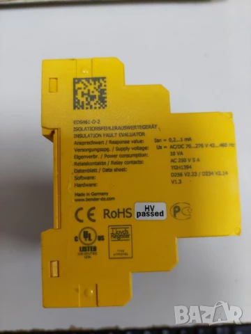 Тестер за изолационни повреди BENDER EDS461-D-2