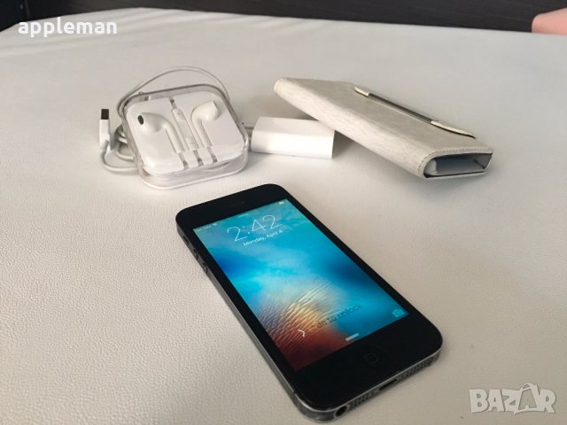 Apple iPhone 5 16gb черен Фабрично отключен, снимка 4 - Apple iPhone - 29824421