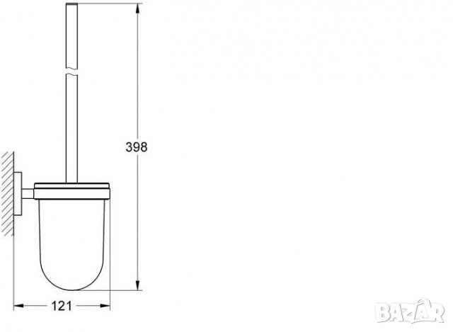 Сет аксесоари Grohe Essentials 3 в 1, снимка 5 - Други стоки за дома - 39969852