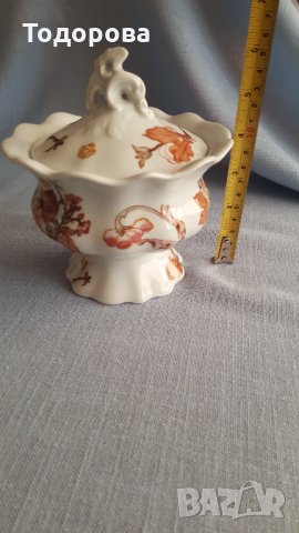 Порцеланов италиански съд за захар или бонбони, снимка 7 - Други ценни предмети - 33896773