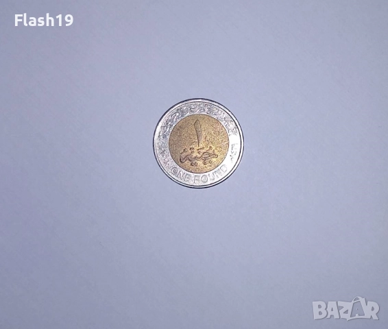 Египет 1 паунд 2008, снимка 2 - Нумизматика и бонистика - 52820724