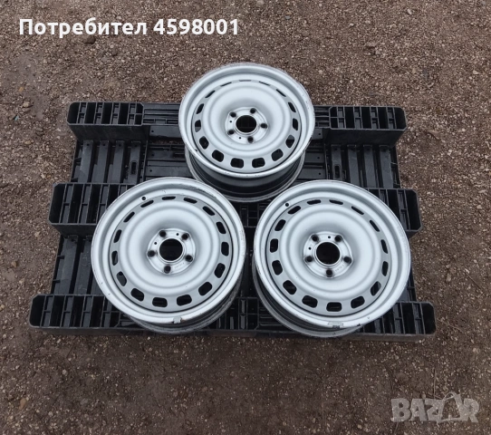 3бр.Оригинални джанти 15цола 5x108 за Berlingo,Partner,Combo,Doblo,Proace