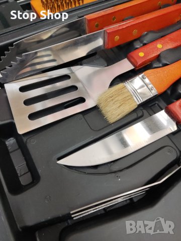Голям сет за BBQ 18 части + куфар , снимка 3 - Барбекюта - 40860370