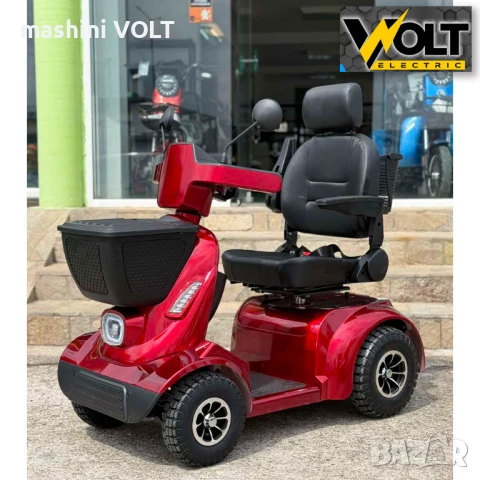 Инвалидна четириколка, електрически скутер за трудноподвижни, Volt Electric N3, снимка 11 - Инвалидни скутери - 51252876