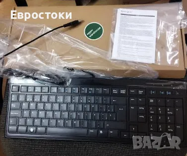 Клавиатура Kensington K72357ES SLIM TYPE за PC / Mac, жична, испанска подредба, тънък дизайн, снимка 5 - Клавиатури и мишки - 48239321