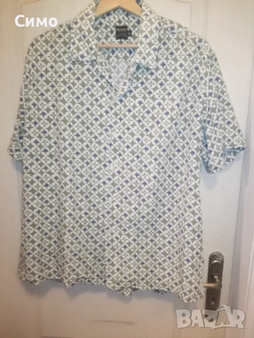 MASON'S - Мъжка Риза Къс Ръкав, снимка 2 - Ризи - 53202217