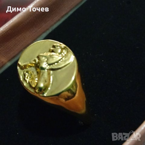 Нов пръстен с античен мотив- лъв с крила, снимка 2 - Пръстени - 39434463