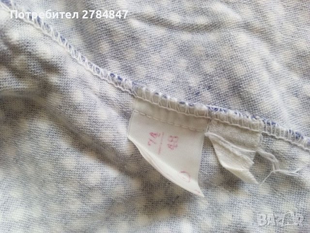 Детска рокличка с джобове, снимка 8 - Бебешки рокли - 41667880