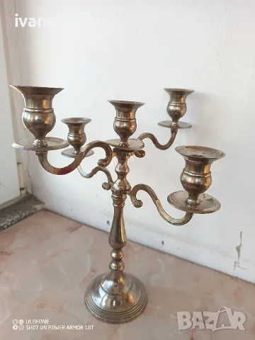 Метален свещник 