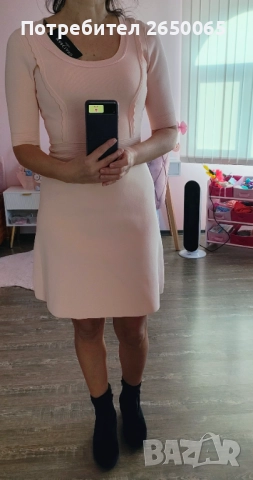 Нова орг.рокля GUESS - размер S/M, снимка 4 - Рокли - 52797620