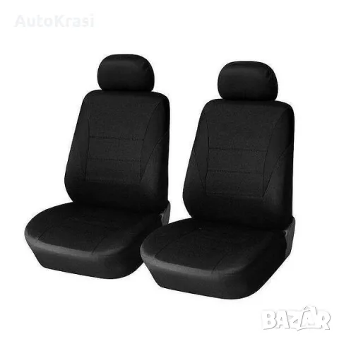 Тапицерия за кола 4 части - черни - TAP339, снимка 1