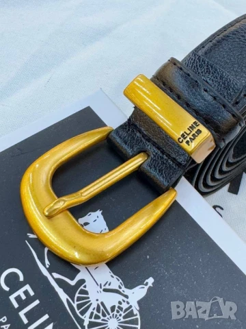 колани от естествена кожа в кутия celine, снимка 4 - Колани - 50677591