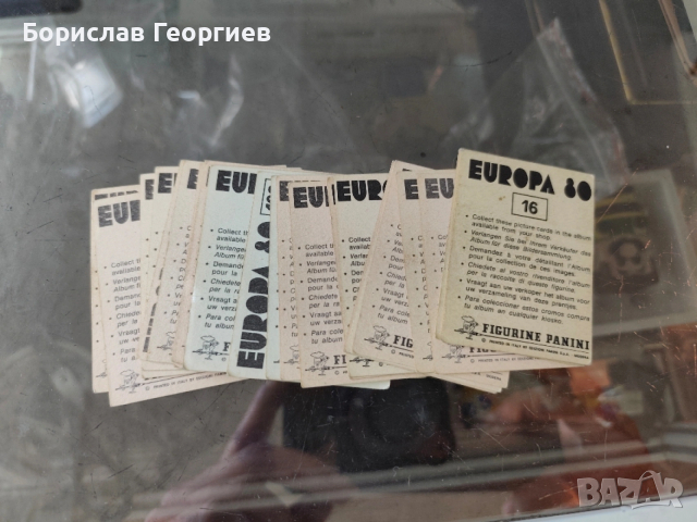 Стикери panini europa 1980 г 24 броя, снимка 4 - Колекции - 53493996