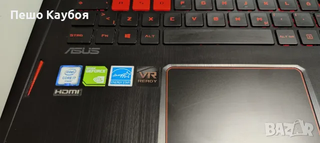 Геймърски Лаптоп ASUS ROG Strix GL702VM-17инча, снимка 7 - Лаптопи за игри - 47315814