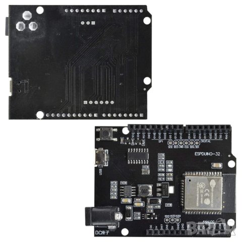 UNO D1 R32 CH340G development board / WiFi and Bluetooth esp32 4MB flash memory, снимка 5 - Друга електроника - 41900821