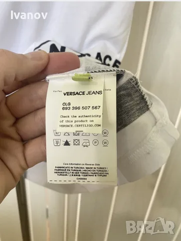 Versace jeans - мъжка тениска, снимка 4 - Тениски - 55710170