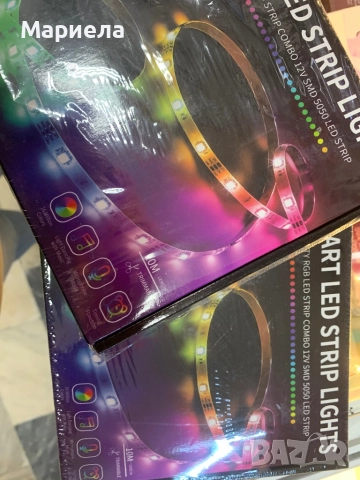 Smart LED Лента 10 метра / Лед лента с дистанционно, снимка 10 - Лед осветление - 52246406
