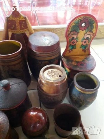 Руски дървени съдове, снимка 5 - Декорация за дома - 34028592