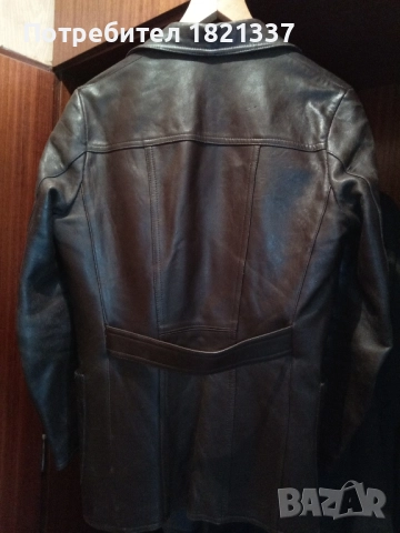 Мъжко кожено яке , снимка 5 - Якета - 52900568
