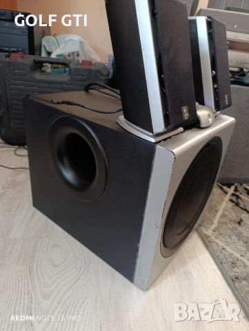 Суббуфер + колони 2+1 Logitech Z-2300, снимка 4 - Аудиосистеми - 52262111