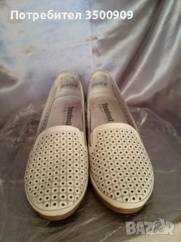 дамски бели обувки, снимка 2 - Дамски ежедневни обувки - 40153432