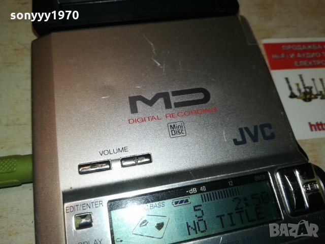JVC MiniDisc-MINIDISC RECORDER-JAPAN 0111211949, снимка 7 - MP3 и MP4 плеъри - 34660210