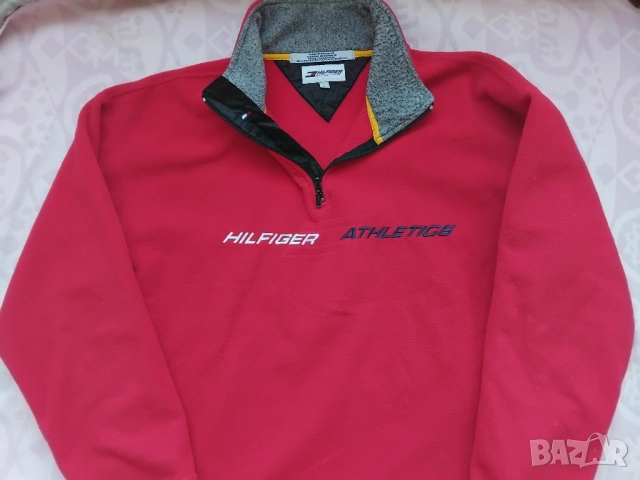 Tommy Hilfiger 100% оригинална мъжка поларена блуза, снимка 2 - Спортни дрехи, екипи - 52606523