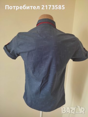 Продавам мъжка риза с къс ръкав GPORT, снимка 3 - Ризи - 41737745