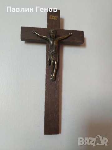 Стар кръст , Исус Христос 25х13см, снимка 10 - Други ценни предмети - 41394340