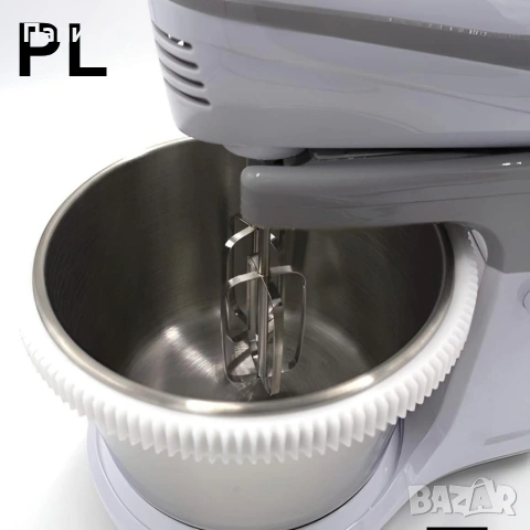 Миксер с купа Dictrolux 500W + 3 Дълбоки Емайлирани Тави Voltz (26, 28 и 30 см), снимка 6 - Миксери - 53399091