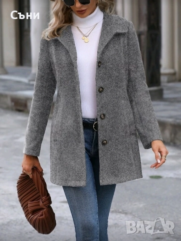 Елегантно дамско палто , снимка 3 - Палта, манта - 52345825