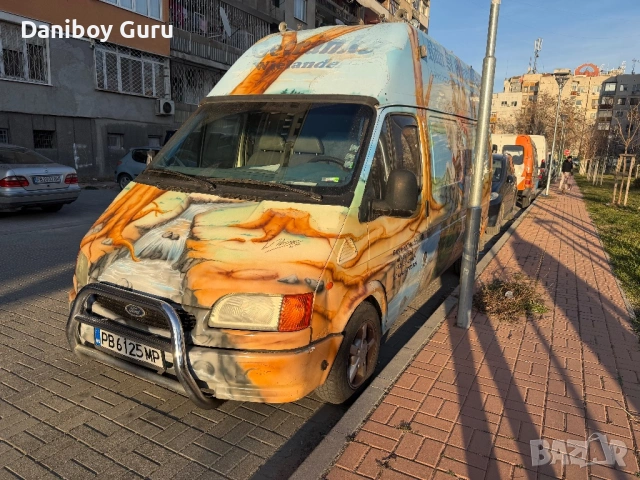 Ford Transit 2.5 TDI дълъг и висок, снимка 2 - Бусове и автобуси - 53801749