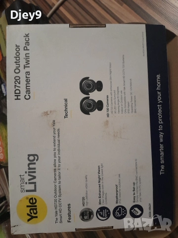 yale нови видеокамери с кабели, снимка 3 - Комплекти за видеонаблюдение - 53203050