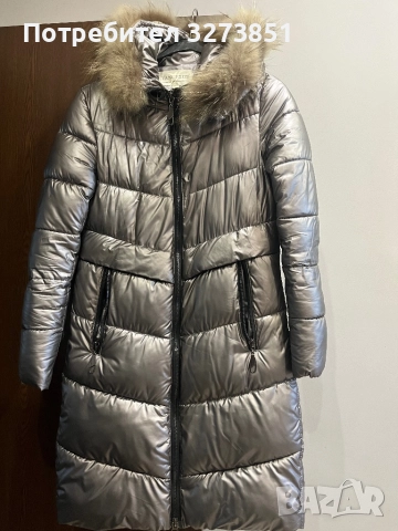 Сребристо дамско яке